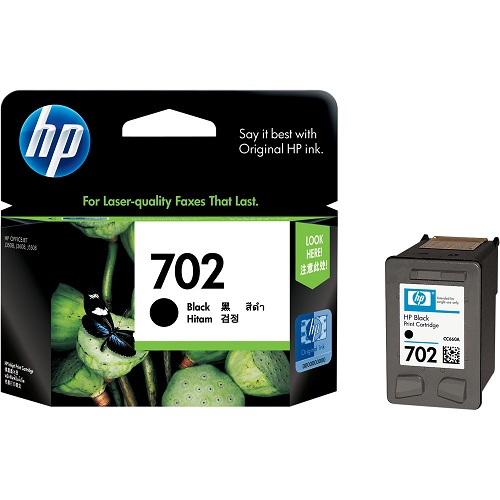 HP 702 Black Ink Cartridge (CC660AA)